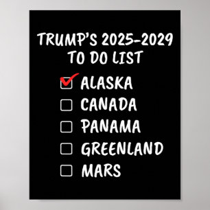 Präsident Donald Trump Politische Fiktion Humor Wi Poster