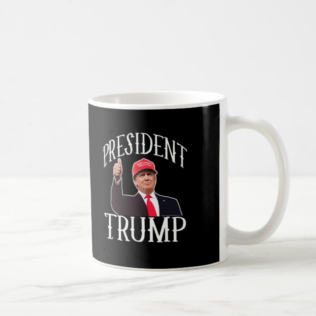 Präsident Donald Trump Red Hat greift oben ab Kaffeetasse (Rechts)