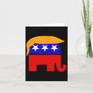 Präsident Donald Trump Republikaner Elephant Hair Karte