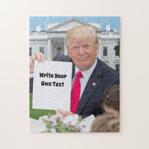 Präsident Donald Trump - Schreiben Sie Ihren eige