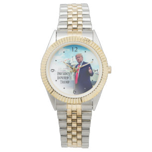 Präsident Donald Trump stottert das Marineschiff Armbanduhr