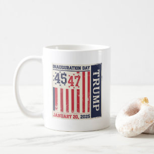 Präsident Donald Trump Tag der Amtseinführung 2025 Kaffeetasse