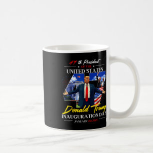 Präsident Donald Trump Tag der Amtseinführung 2025 Kaffeetasse