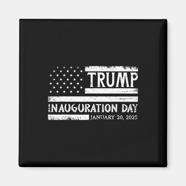 Präsident Donald Trump Tag der Amtseinführung 2025 Magnet (Vorne)