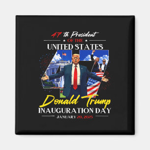 Präsident Donald Trump Tag der Amtseinführung 2025 Magnet