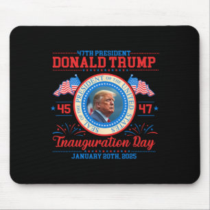 Präsident Donald Trump Tag der Amtseinführung 2025 Mousepad