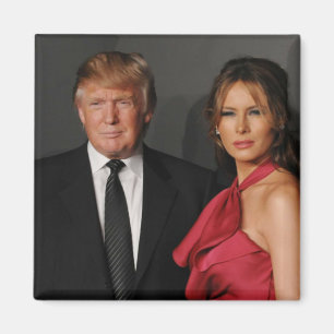 PRÄSIDENT DONALD TRUMP U. MELANIA MAGNET