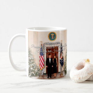 Präsident Donald Trump u. Melania-Weihnachten 201 Kaffeetasse