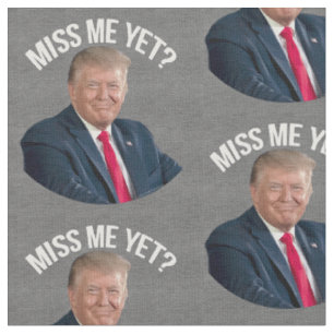 Präsident Donald Trump verpasst mich trotzdem noc Stoff