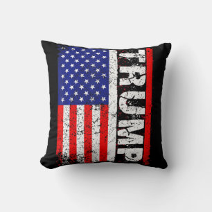 PRÄSIDENT Donald Trump Vintage Flagge der USA Kissen