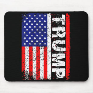 PRÄSIDENT Donald Trump Vintage USA-Flagge Mousepad