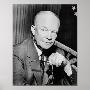Präsident Dwight Eisenhower Poster