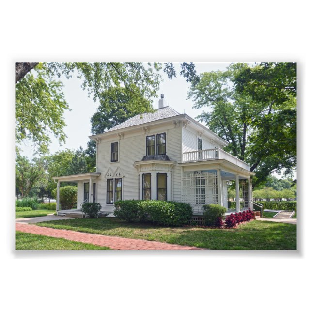 Präsident Eisenhower Boyhood Zuhause, Abilene, Kan Fotodruck (Vorne)