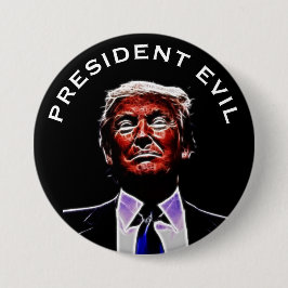 "Präsident Evil" mit Trumpenstein Bild Button