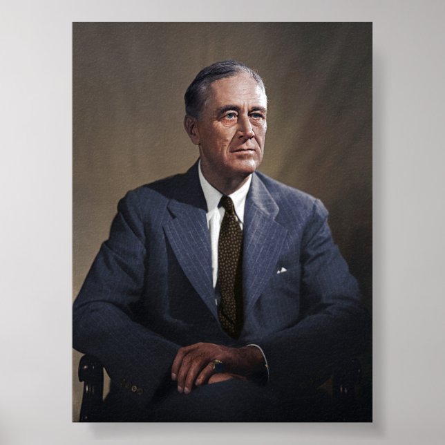 Präsident Franklin D. Roosevelt Poster (Vorne)