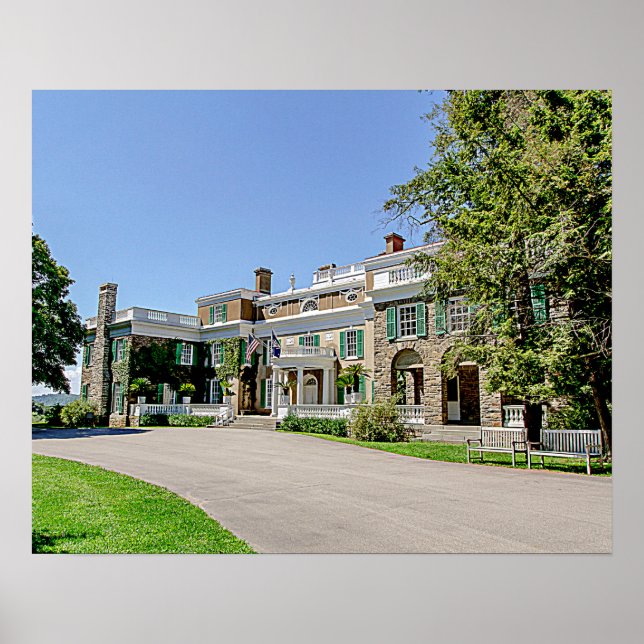 Präsident Franklin D. Roosevelts (FDR)-Haus Poster (Vorne)