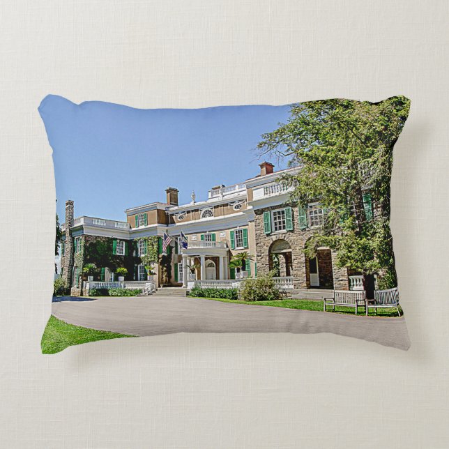 Präsident Franklin D. Roosevelts (FDR)-Haus Zierkissen (Vorderseite)