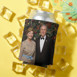 Präsident George Bush, Laura Christmas White House Dosenkühler