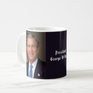 Präsident George W Bush Offiziell Portrait Kaffeetasse