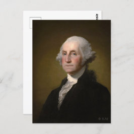 Präsident George Washington Postkarte