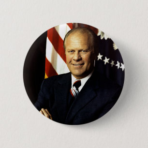 Präsident Gerald Ford Portrait Button