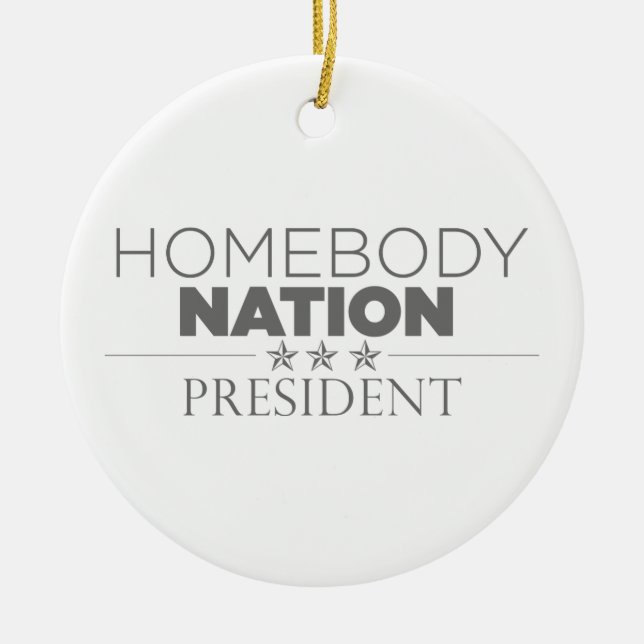 Präsident Homones Nation Keramik Ornament (Vorne)