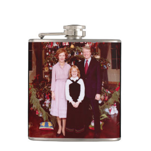 Präsident James Jimmy Carter White House Flachmann