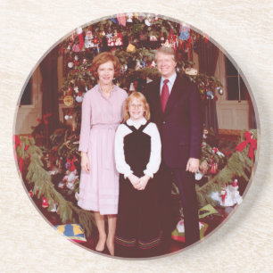 Präsident James Jimmy Carter White House Getränkeuntersetzer