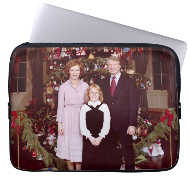Präsident James Jimmy Carter White House Laptopschutzhülle (Vorderseite)