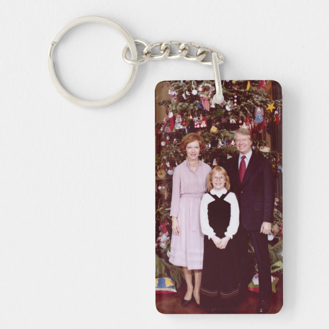 Präsident James Jimmy Carter White House Schlüsselanhänger (Vorderseite)