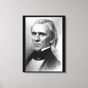 Präsident James K. Polk, c_America Grows_Image Leinwanddruck