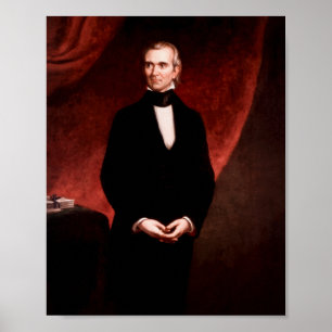 Präsident James K. Polk Portrait Poster