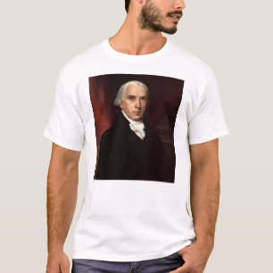 Präsident James Madison Portrait von John Vanderly T-Shirt
