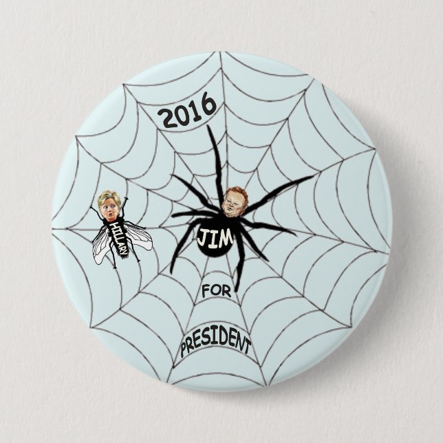 Präsident Jim-Webb im Jahre 2016 Button (Vorderseite)