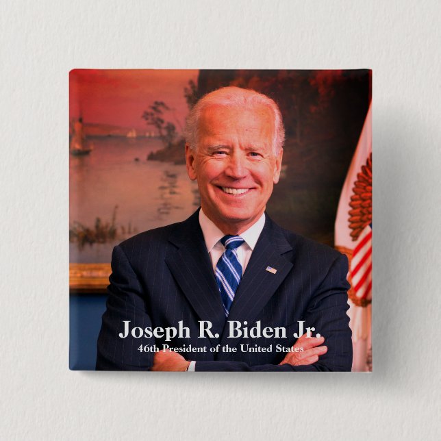 Präsident Joe Biden, 46. Präsident der USA Button (Vorderseite)