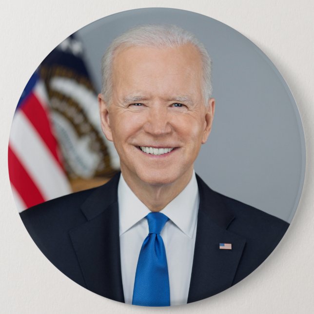 Präsident Joe Biden White House Portrait Button (Vorderseite)