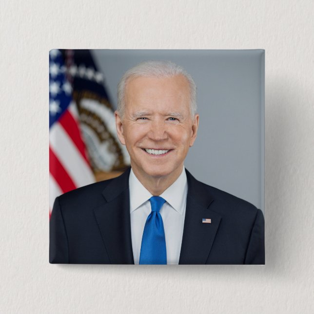 Präsident Joe Biden White House Portrait Button (Vorderseite)