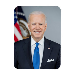 Präsident Joe Biden White House Portrait Magnet