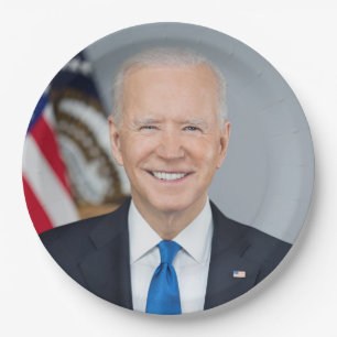 Präsident Joe Biden White House Portrait Pappteller