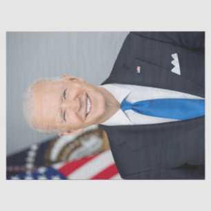 Präsident Joe Biden White House Portrait Seidenpapier