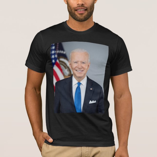 Präsident Joe Biden White House Portrait T-Shirt (Vorderseite)