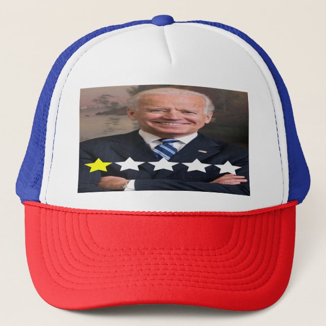 Präsident Joe Biden Zulassungsbewertung Truckerkappe (Vorderseite)