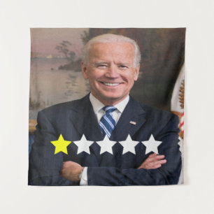 Präsident Joe Biden Zulassungsbewertung Wandteppich
