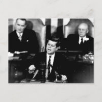 Präsident John F. Kennedy Men in der Mondrede