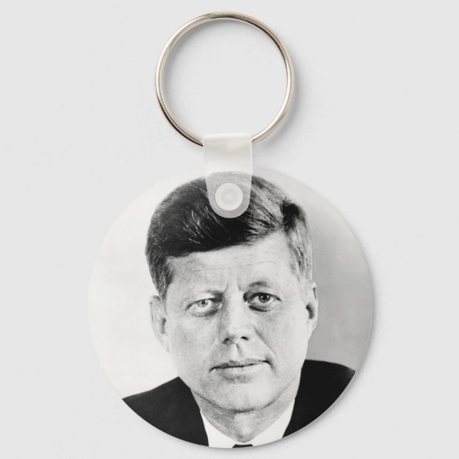 Präsident John F Kennedy Portrait Schlüsselanhänger (Vorderseite)