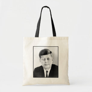 Präsident John F Kennedy Portrait Tote Bag Tragetasche