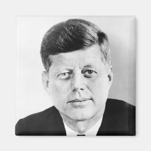 Präsident John F Kennedy Porträt Magnet