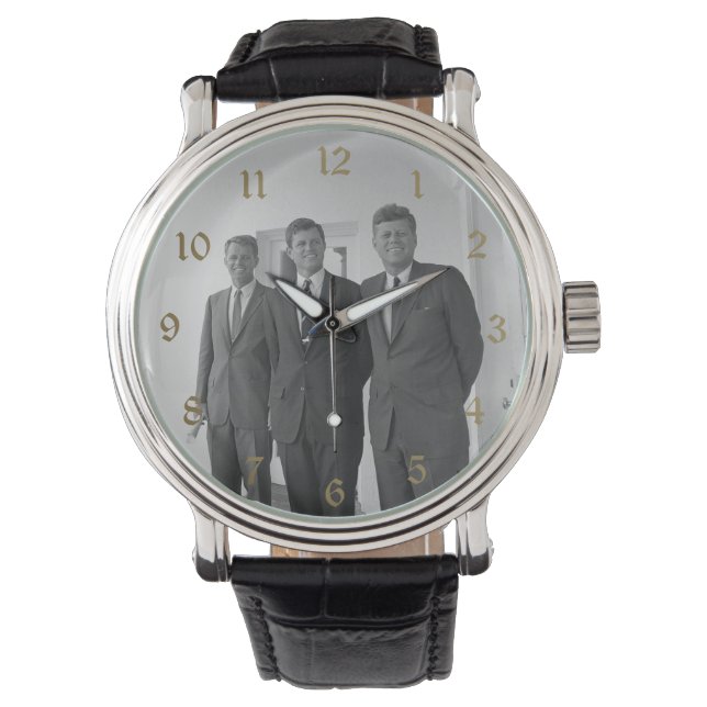 Präsident John Kennedy & Brothers American Camelot Armbanduhr (Vorderseite)