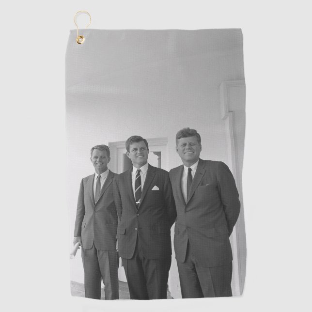 Präsident John Kennedy & Brothers American Camelot Golfhandtuch (Vorderseite)