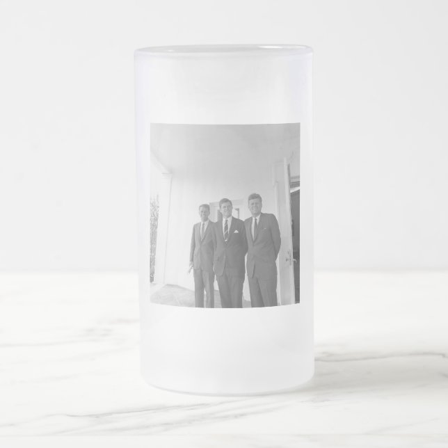 Präsident John Kennedy & Brothers American Camelot Mattglas Bierglas (Mittel)